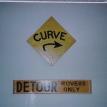 curve sign